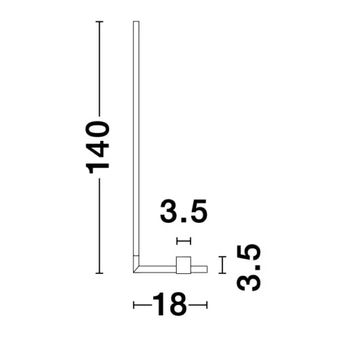 Stojanové svietidlo  NOVA LUCE 9180726 LED 17W 1211lm 3000K 230V IP20
